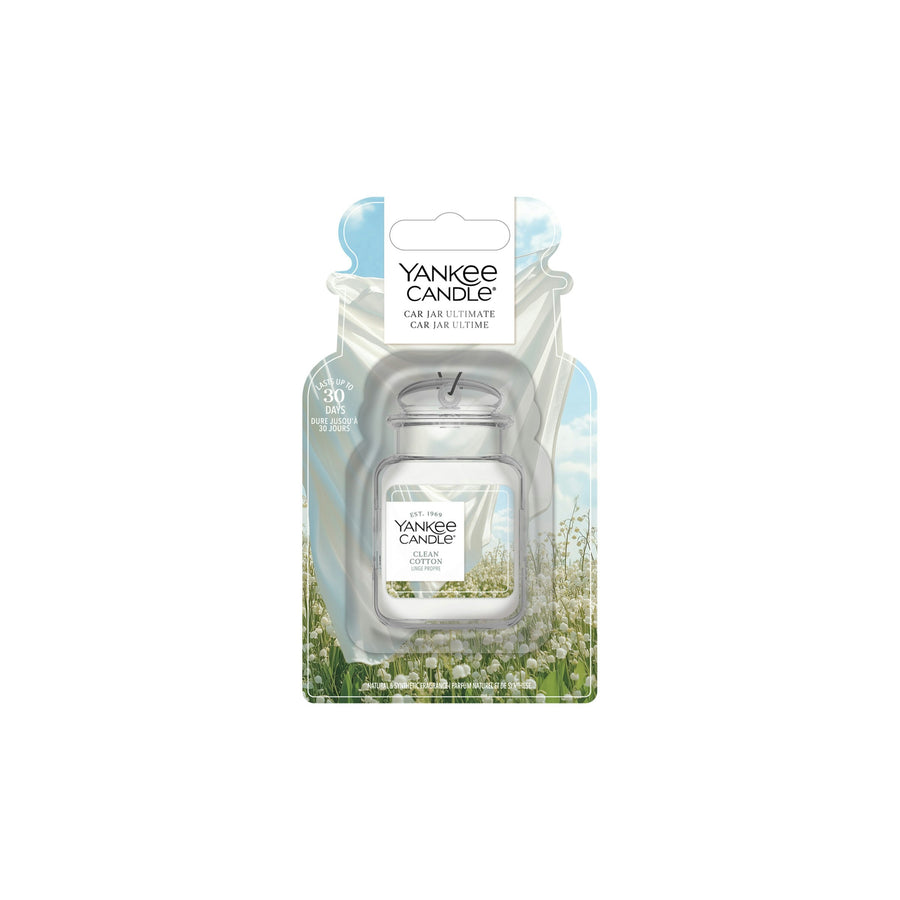 YANKEE CANDLE CAR JAR ULTIMATE CLEAN COTTON