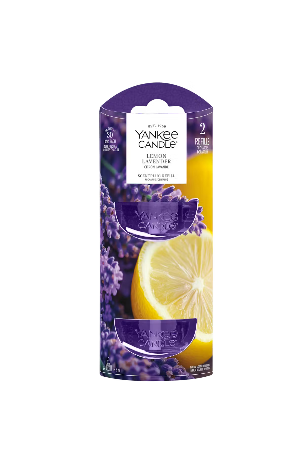 YANKEE CANDLE SCENTPLUG REFILLS LEMON LAVENDER