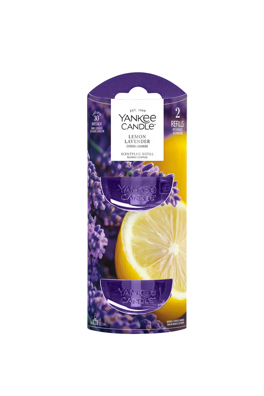 YANKEE CANDLE SCENTPLUG REFILLS LEMON LAVENDER