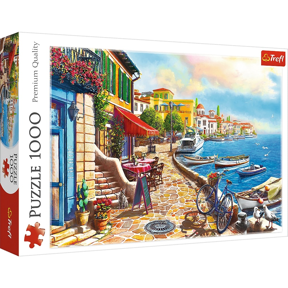 Puzzle 1000 pezzi - Lungomare soleggiato