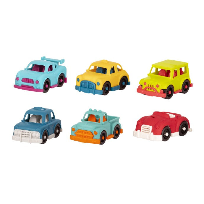 B. Toys - Happy Cruisers - 6 Mini Vehicles