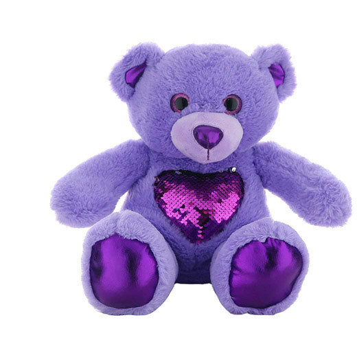 Glitz l'Orsetto viola 16"- Teddy Mountain