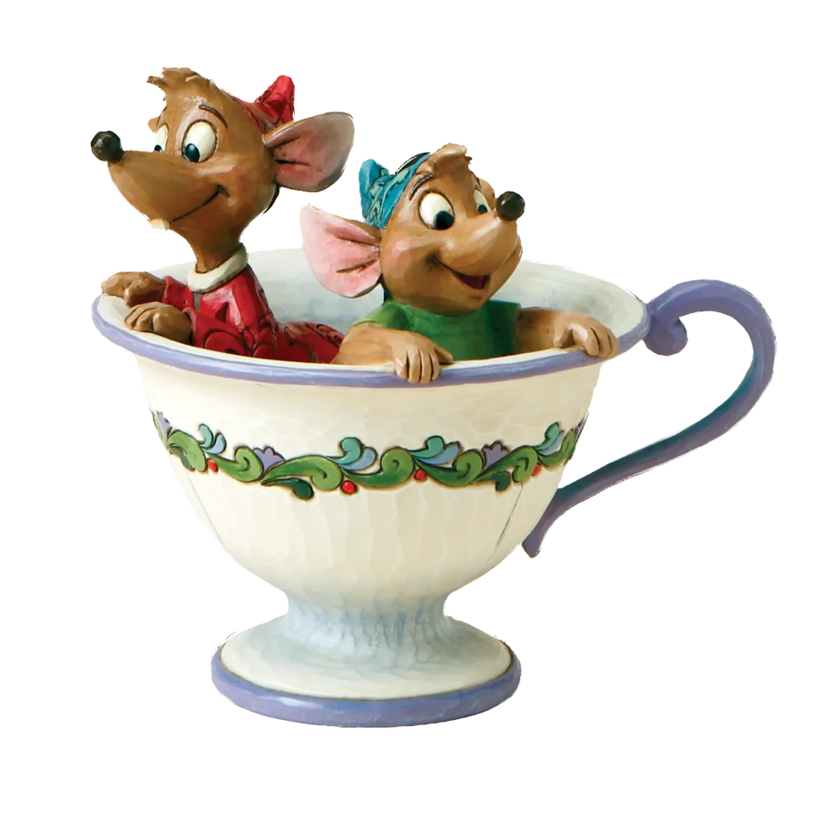 Jaq e Gus nella tazza da tè - Disney Traditions