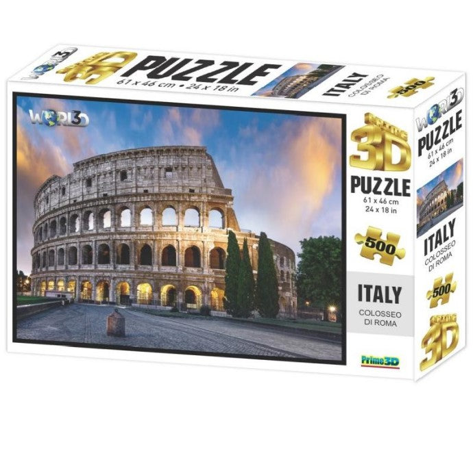 WORLD IN 3D: Roma Colosseo puzzle 3D