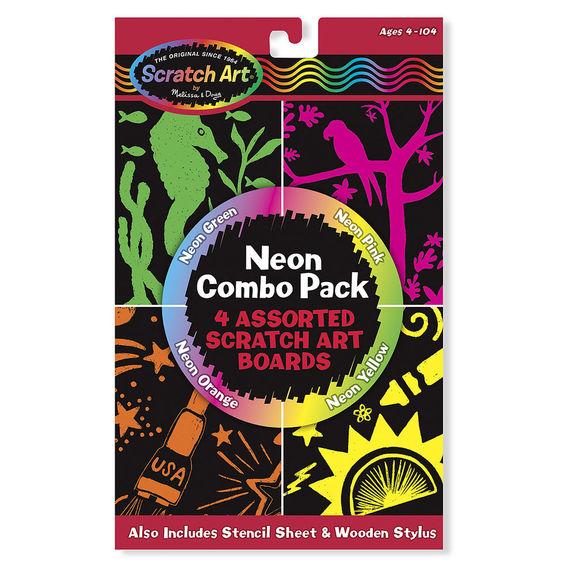 Scratch Art - Neon Combo Pack