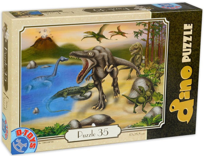 Puzzle 35 pezzi - Dinosauri