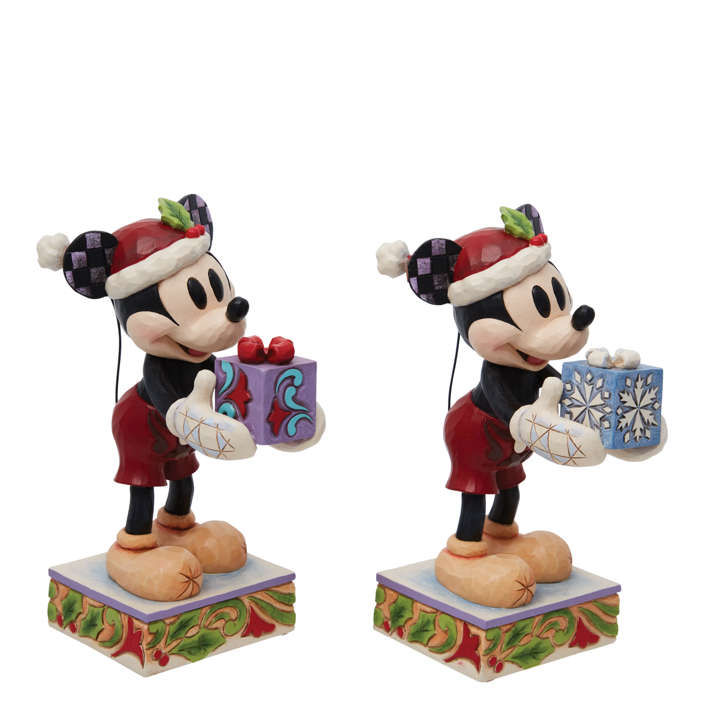 Topolino natalizio con pacchetto regalo (Un pezzo)- Disney Traditions