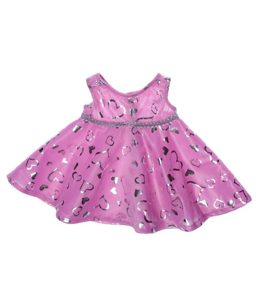 Vestito Rosa e Argento 16"- Teddy Mountain