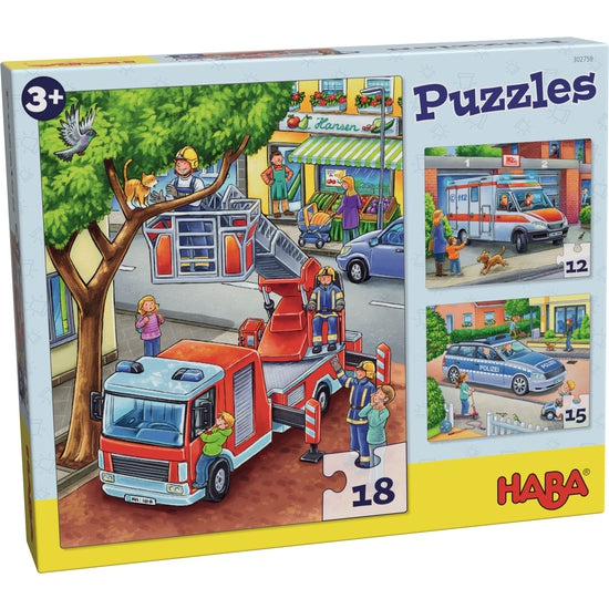 Puzzles Polizia e Pompieri