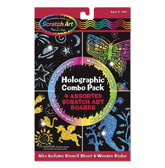 Scratch Art - Holographic Combo Pack