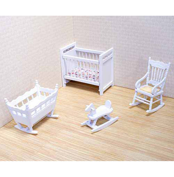 Mobili casa delle bambole - Cameretta/Nursery Furniture Set