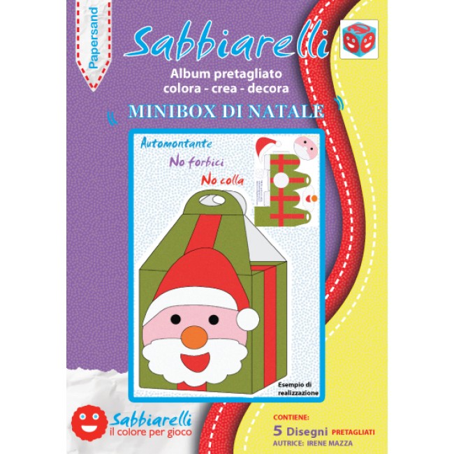 SABBIARELLI - ALBUM PAPERSAND - MINIBOX DI NATALE