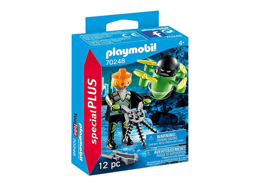 Playmobil 70248 - Agente con drone