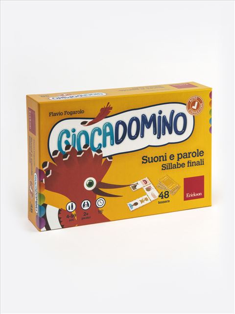 GIOCADOMINO – SUONI E PAROLE E SILLABE FINALI