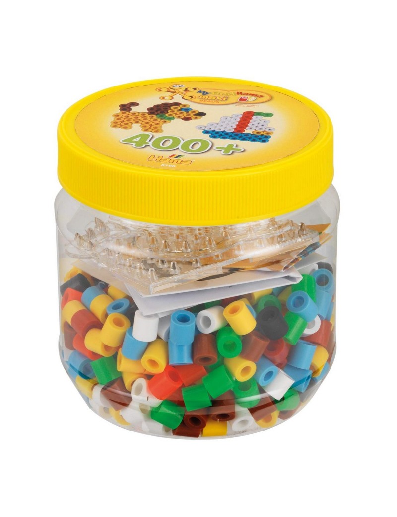MAXI: beads and pegboards in barattolo MAXI