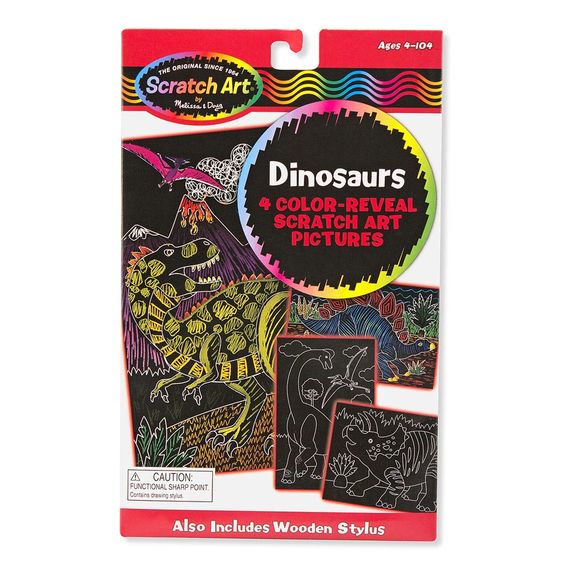 Scratch Art - Dinosaurs