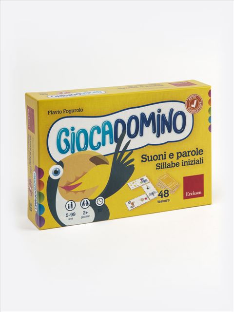 GIOCADOMINO – SUONI E PAROLE E SILLABE INIZIALI