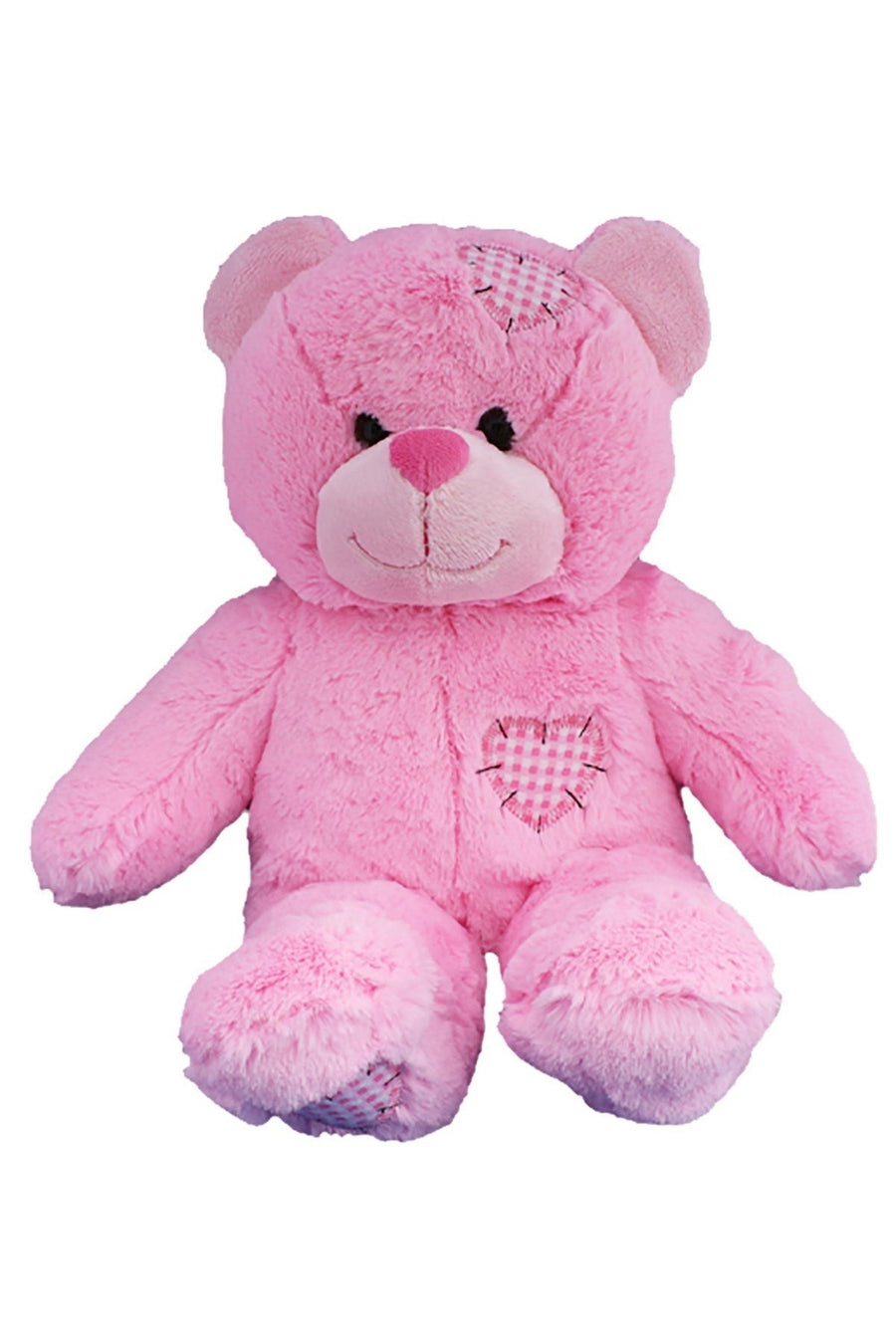 Orsetto rosa con toppe 16"- Teddy Mountain