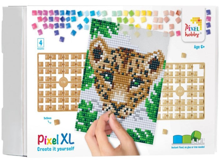Set Pixel XL con 4 piastre base - Leopardo