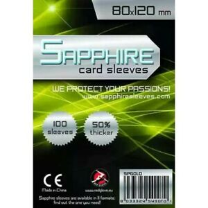Bustine Sapphire Sleeves - GOLD (80x120mm) 100 pz