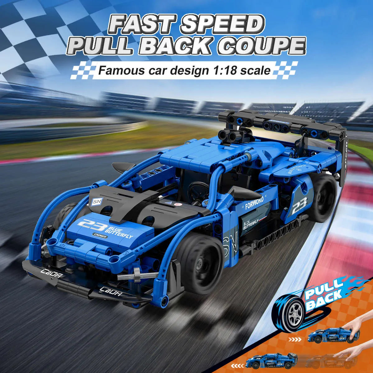 Cada - Shadow Sports Car - 380 pz.