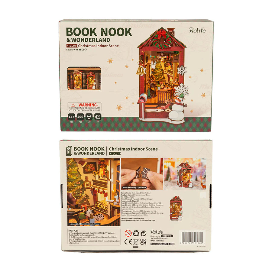 Christmas Indoor Scene " Natale in casa" - Reggilibri Modellismo
