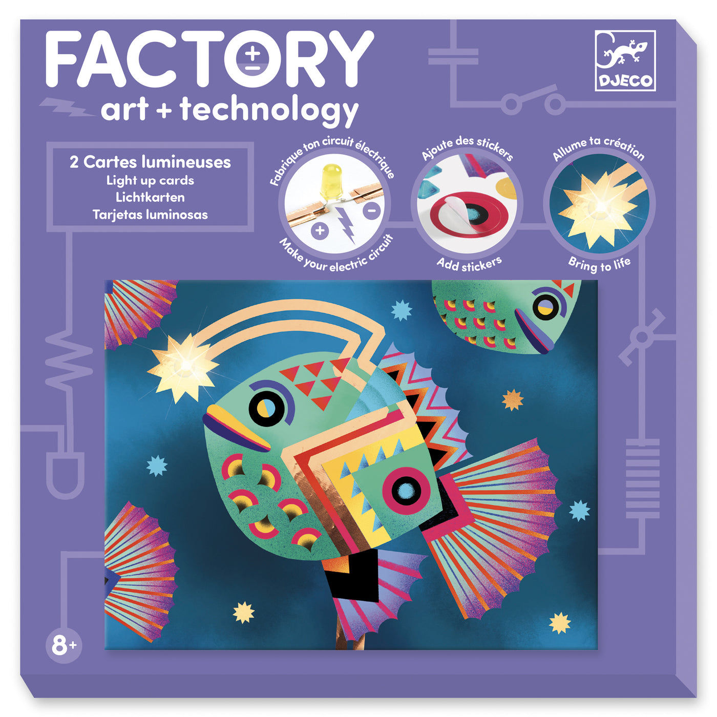 Crea circuiti eletrici- Factory art + technology Djeco - Abissi