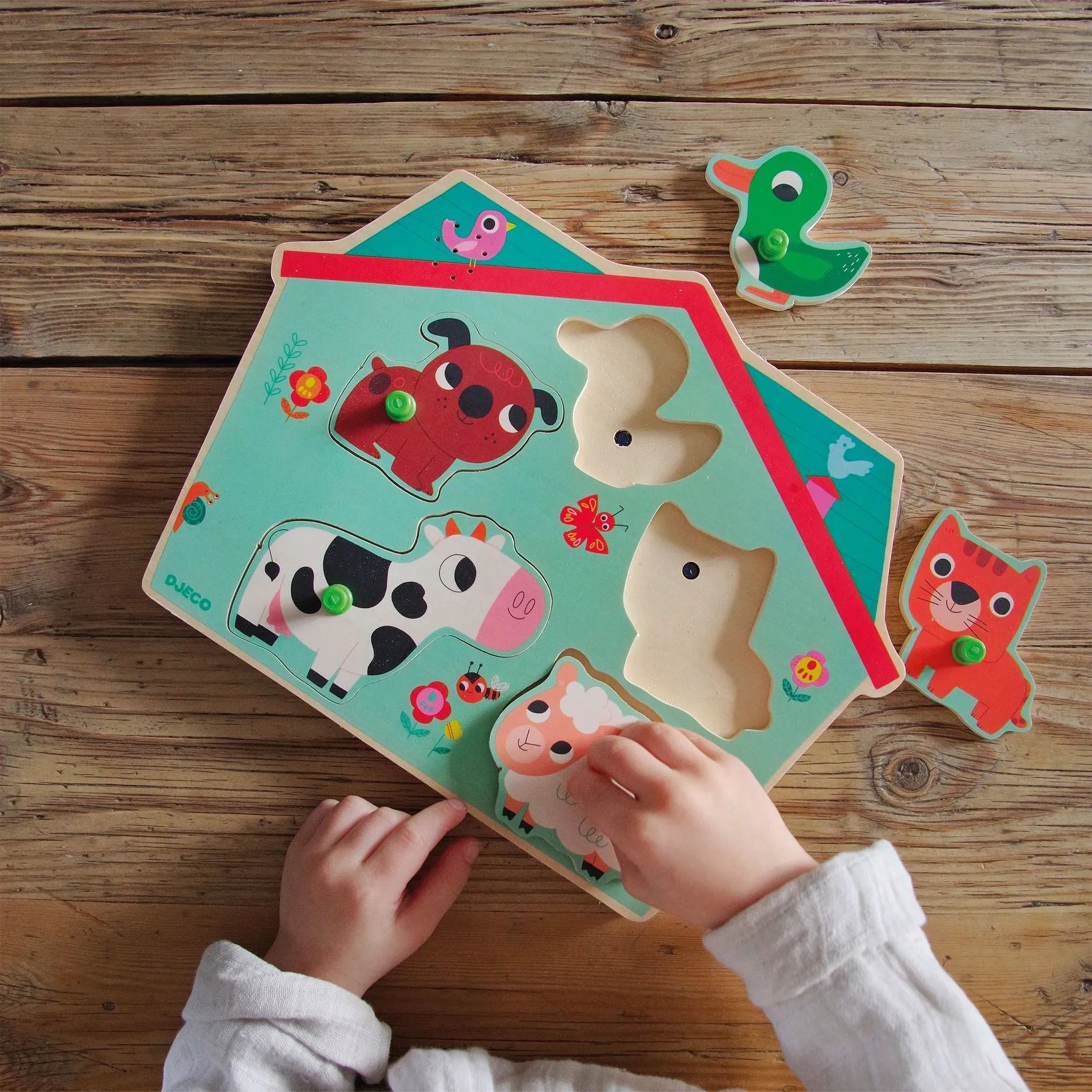 Puzzle sonoro Djeco - Animali domestici