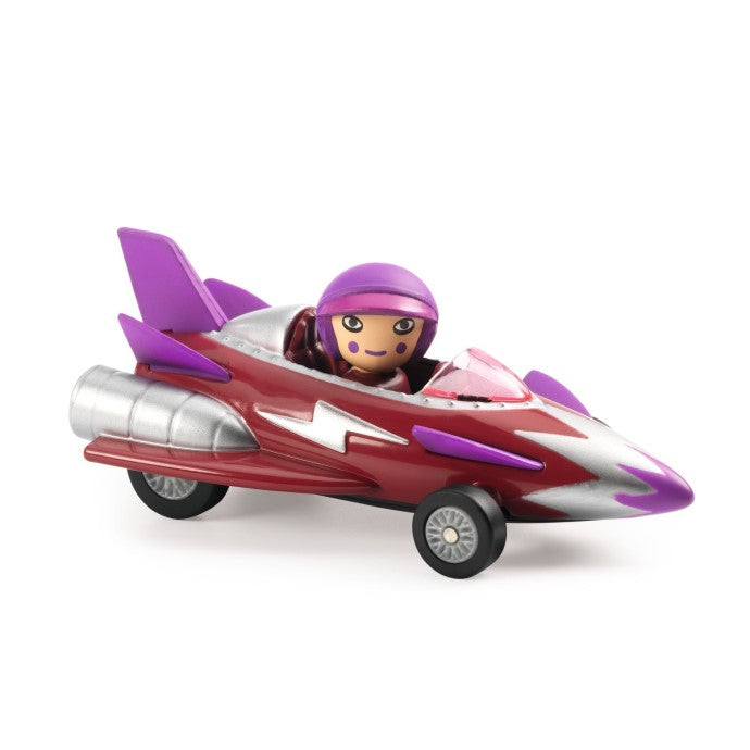 Macchinina Crazy Motors Djeco - Miss Burgundy