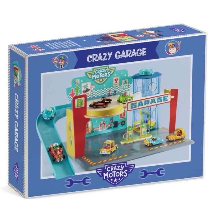 Garage - Crazy Motors Djeco