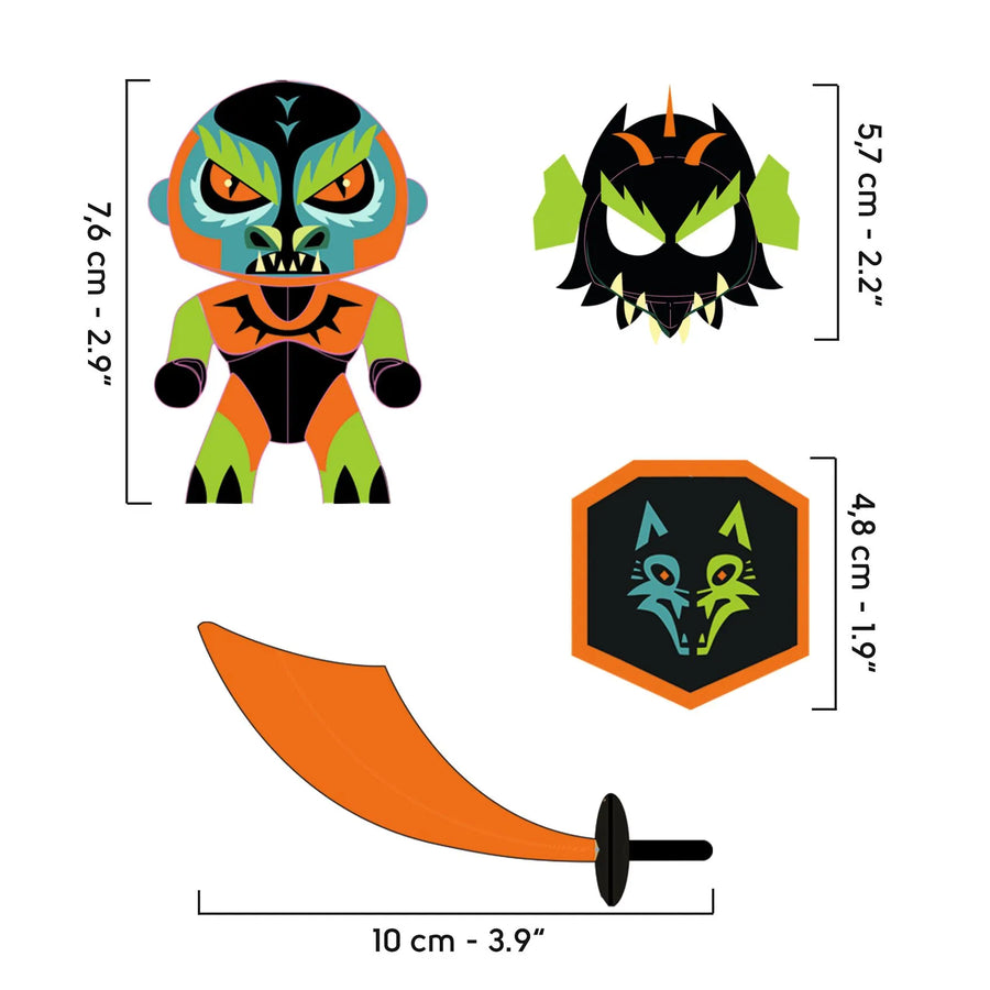 Drack - Personaggio cavaliere Arty Toys Djeco