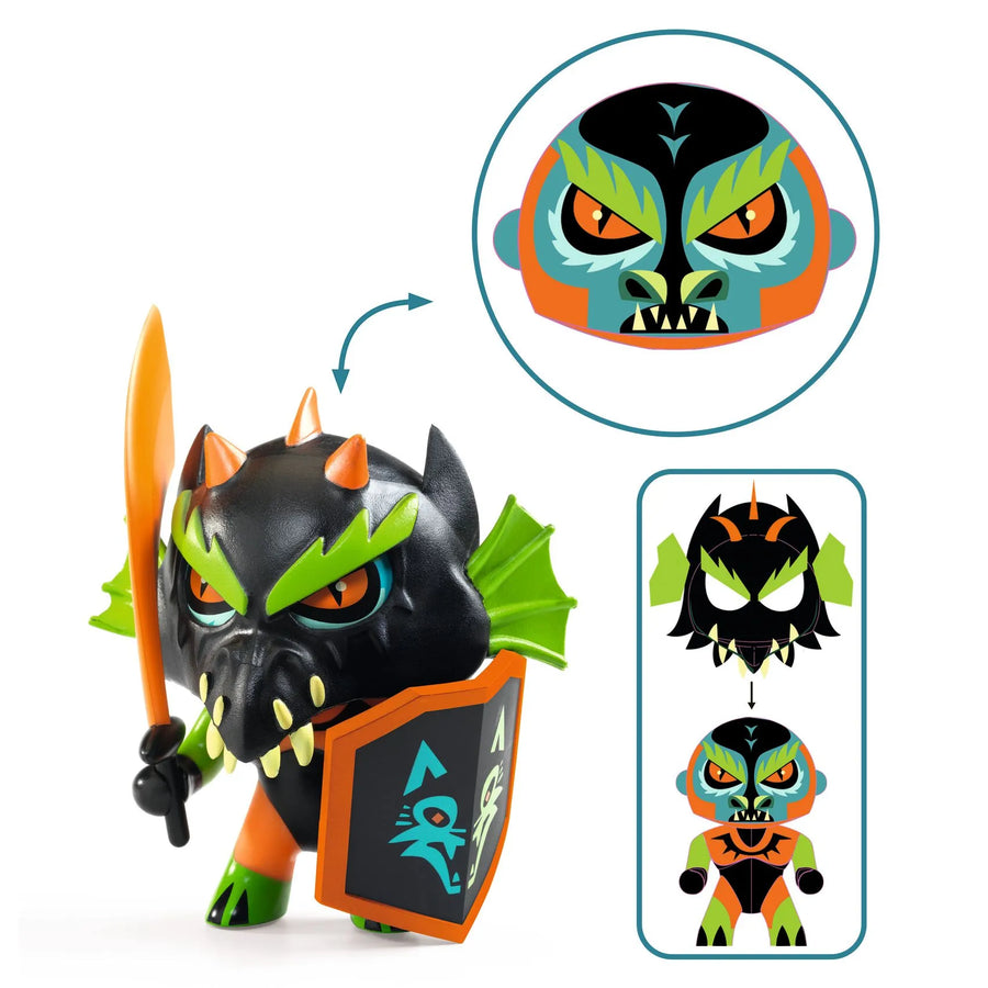 Drack - Personaggio cavaliere Arty Toys Djeco