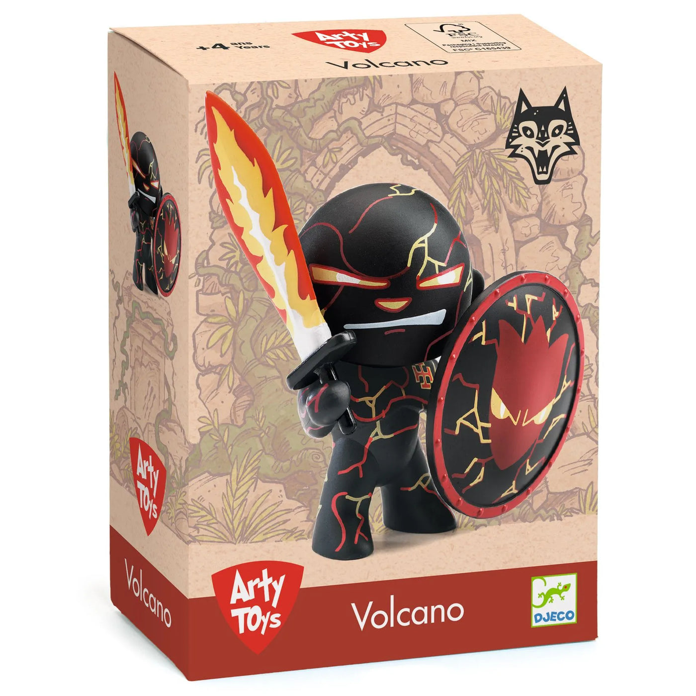 Volcano - Personaggio cavaliere Arty Toys