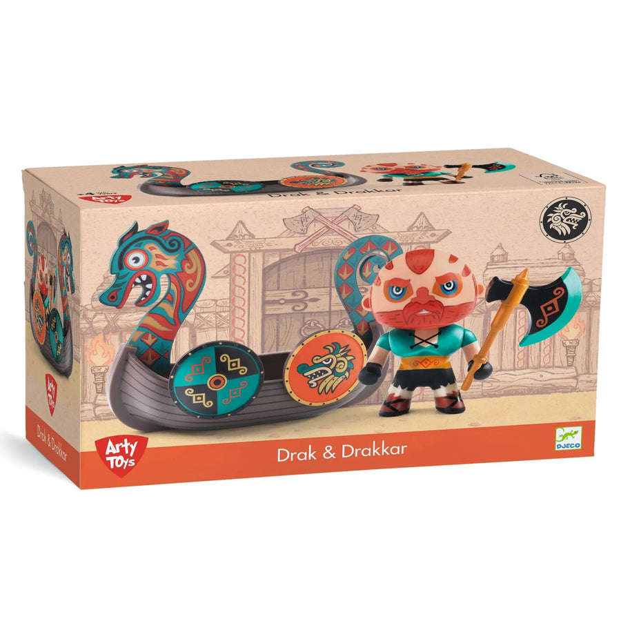 Drak & Drakkar - Personaggio vichingo Arty Toys Djeco