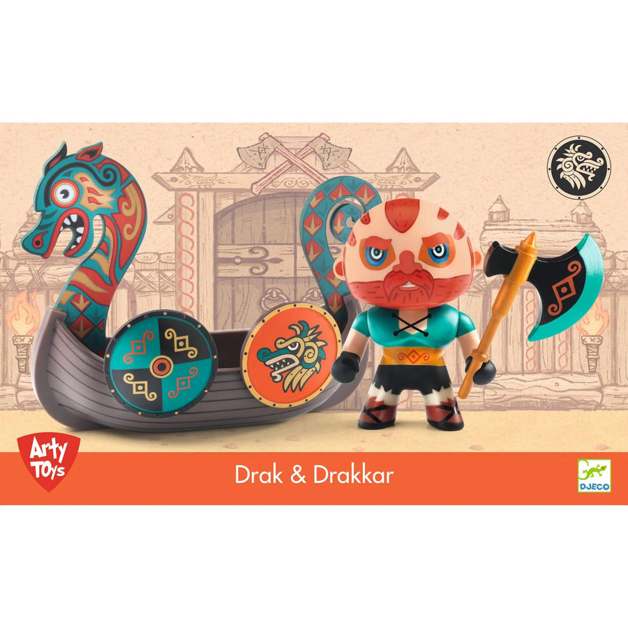 Drak & Drakkar - Personaggio vichingo Arty Toys Djeco