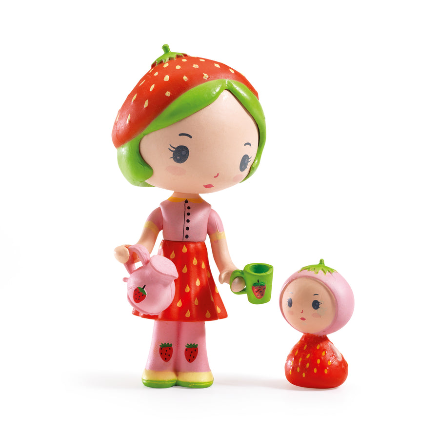 Tinyly Djeco Bamboline - Berry & Lila