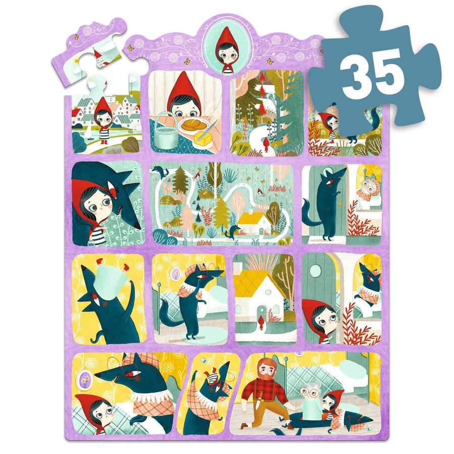 Puzzle di Storie Djeco - Cappuccetto Rosso