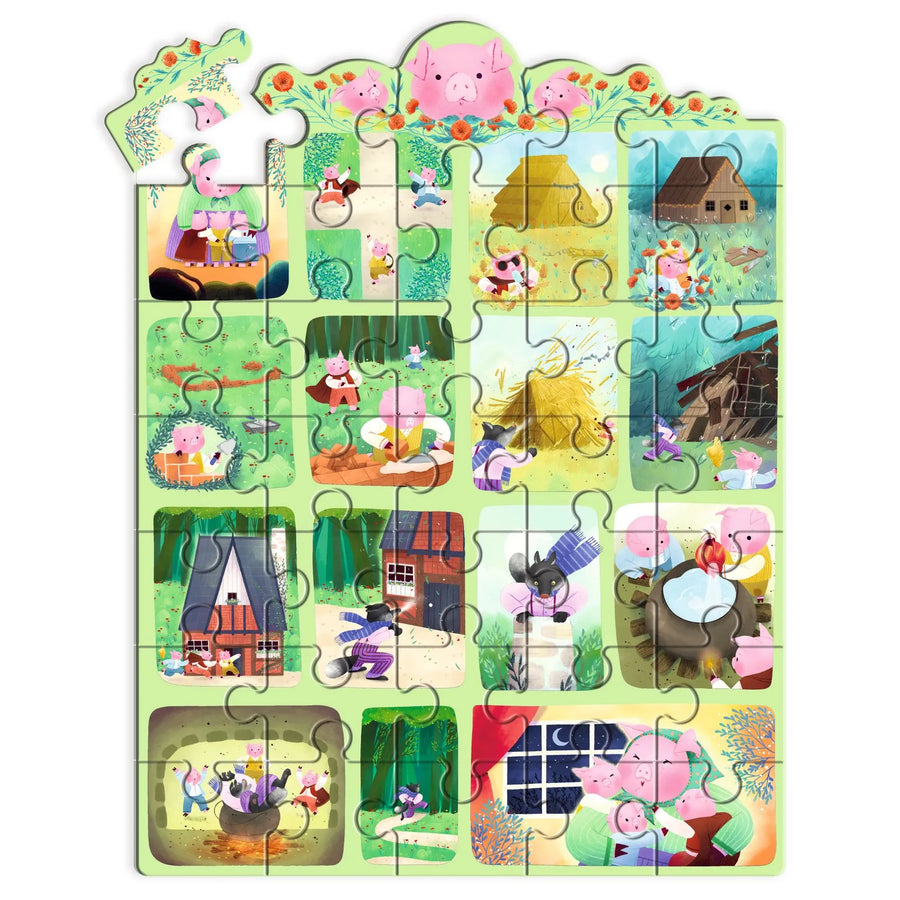 Puzzle di Storie Djeco - I Tre Porcellini