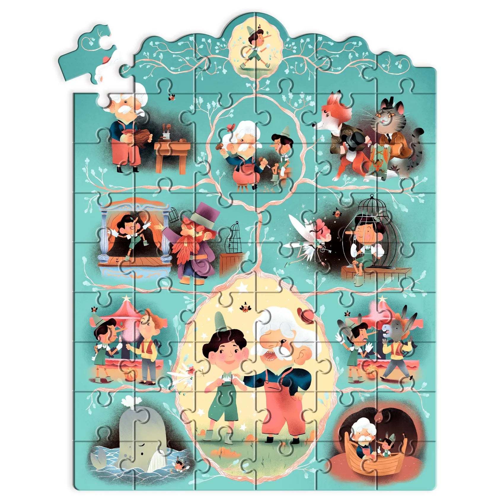 Puzzle di Storie Djeco - Pinocchio