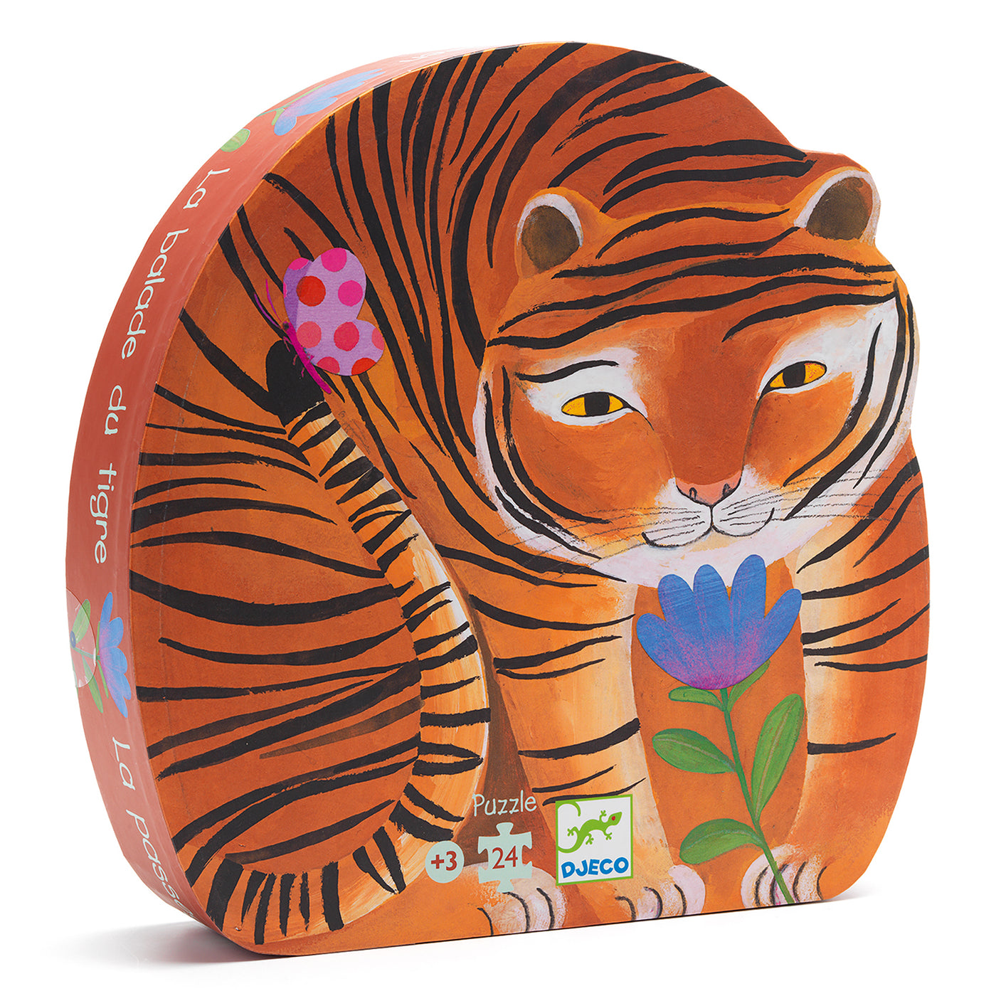 Silhouette Puzzle Djeco - Tigre 24 pezzi