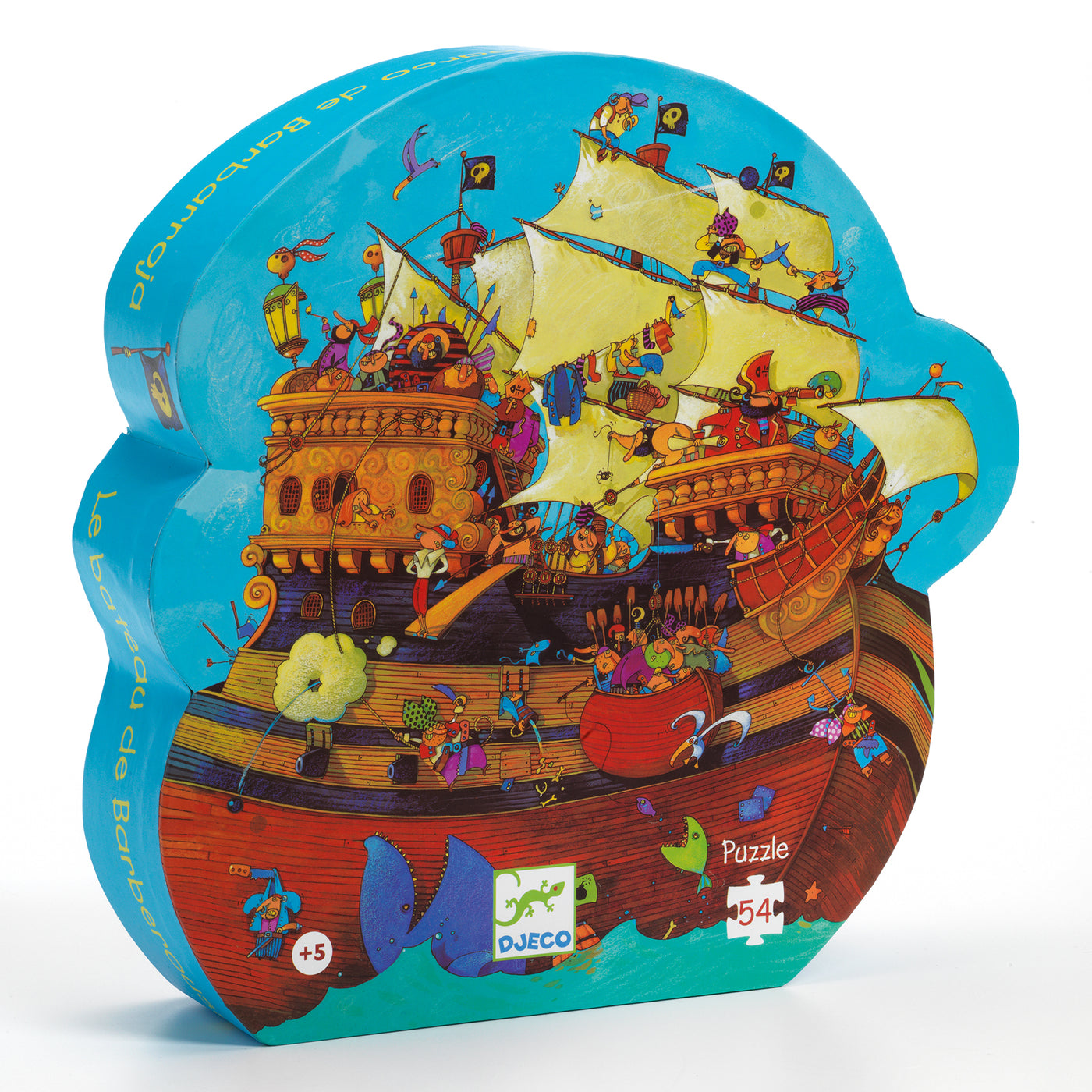 Silhouette Puzzle Djeco - La nave di Barbarossa 54  pezzi