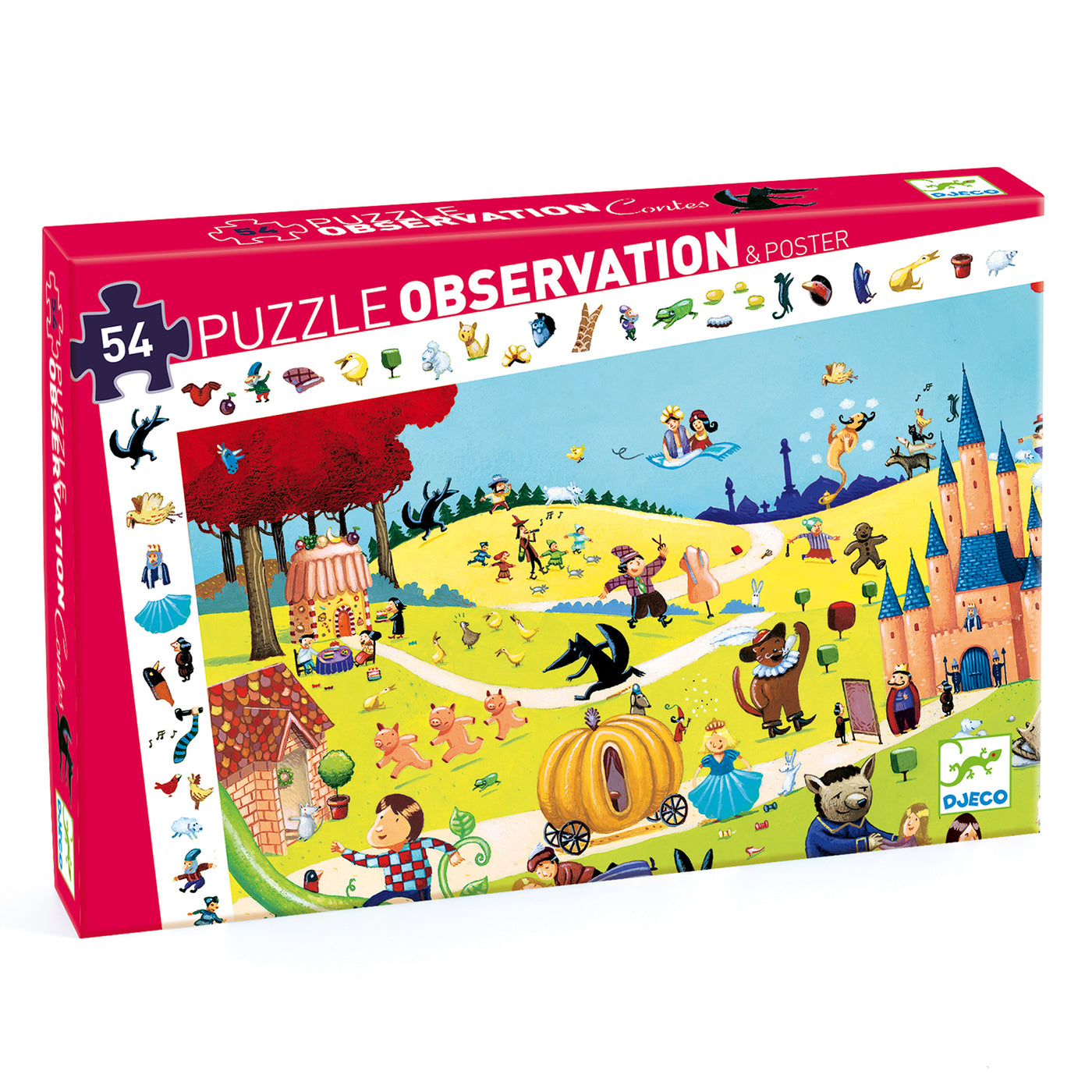 Puzzle Observation Djeco - Fiabe 54 pz