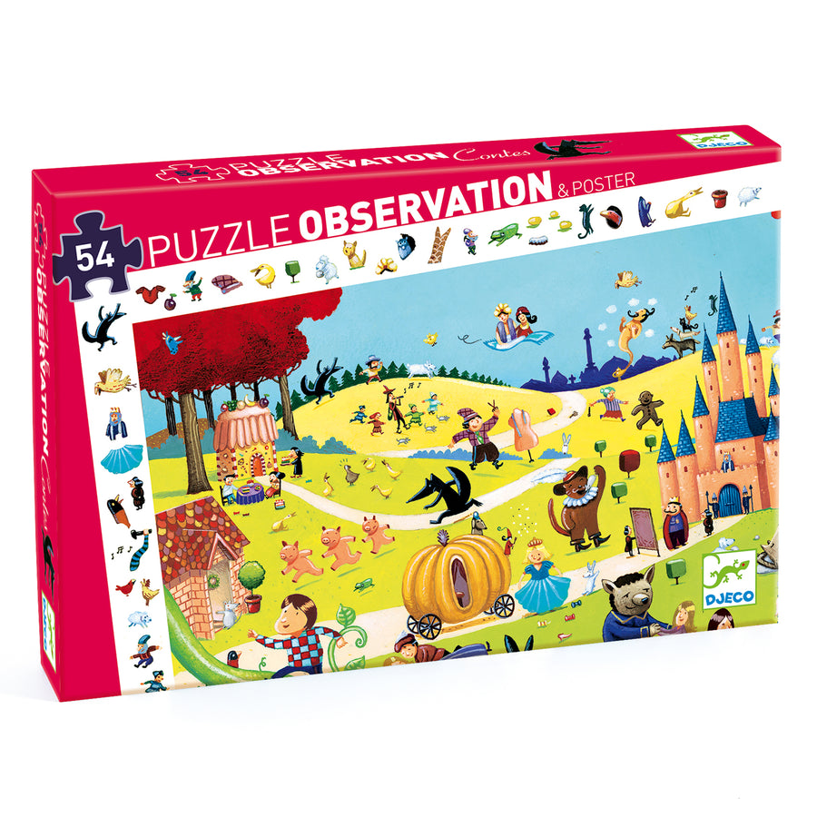 Puzzle Observation Djeco - Fiabe 54 pz