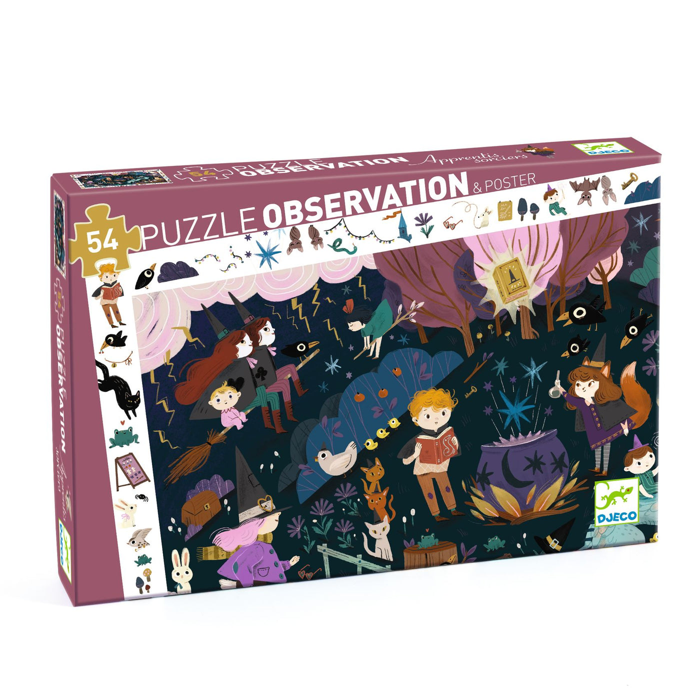 Puzzle Observation Djeco - Apprendisti stregoni 54 pz