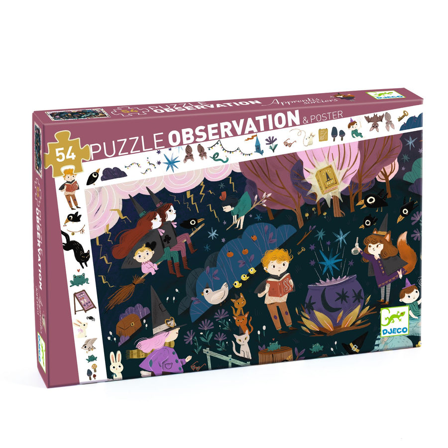 Puzzle Observation Djeco - Apprendisti stregoni 54 pz