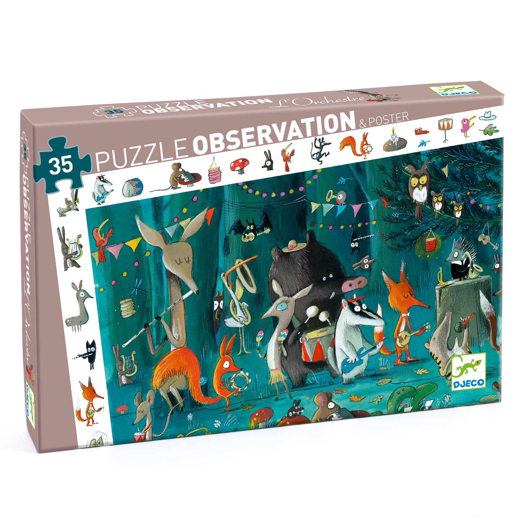 Puzzle Observation Djeco - L'orchestra 35 pz