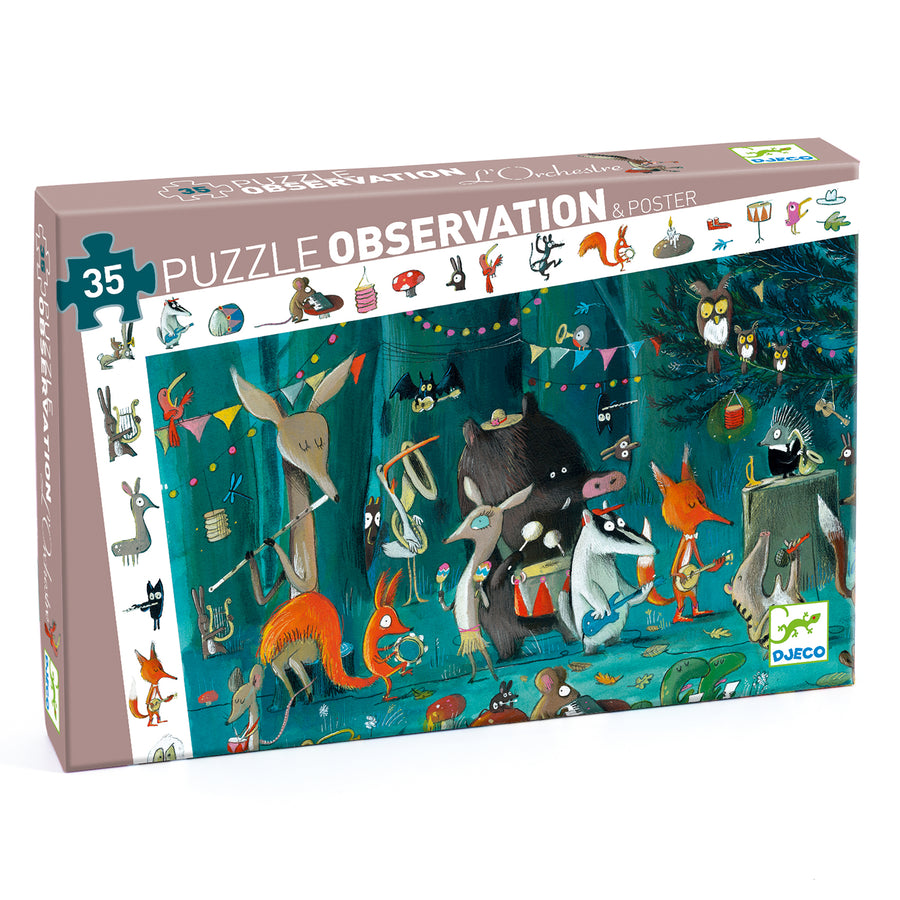 Puzzle Observation Djeco - L'orchestra 35 pz