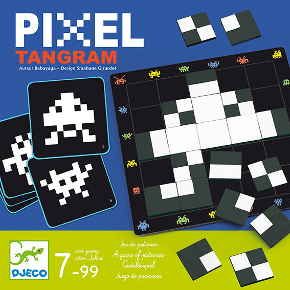 Pixel Tamgram - Gioco da tavolo Djeco