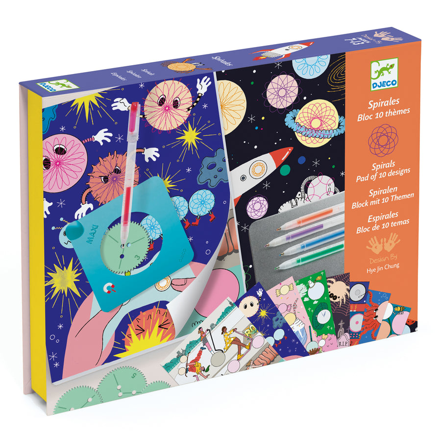 Kit creativo Spirali Djeco - 10 Temi