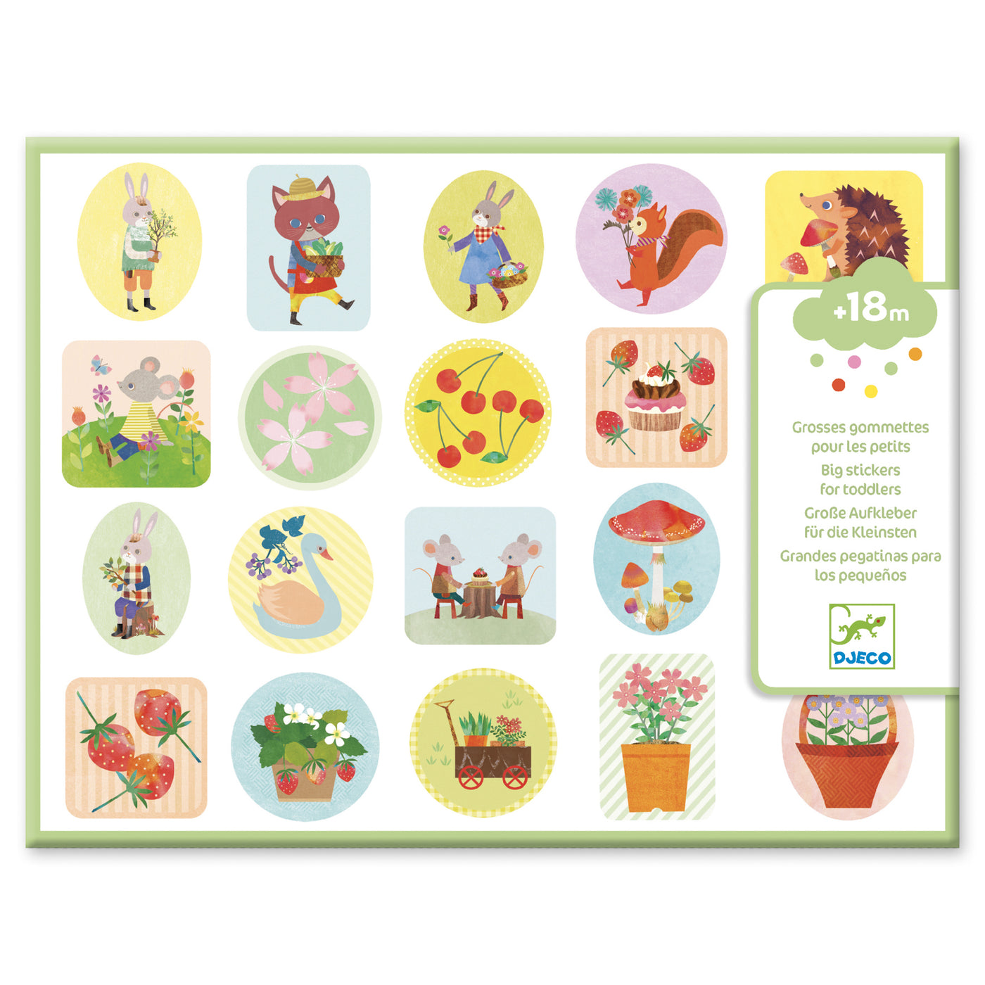 Stickers Adesivi Djeco - Giardino